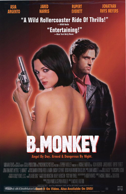 B. Monkey - Video release movie poster