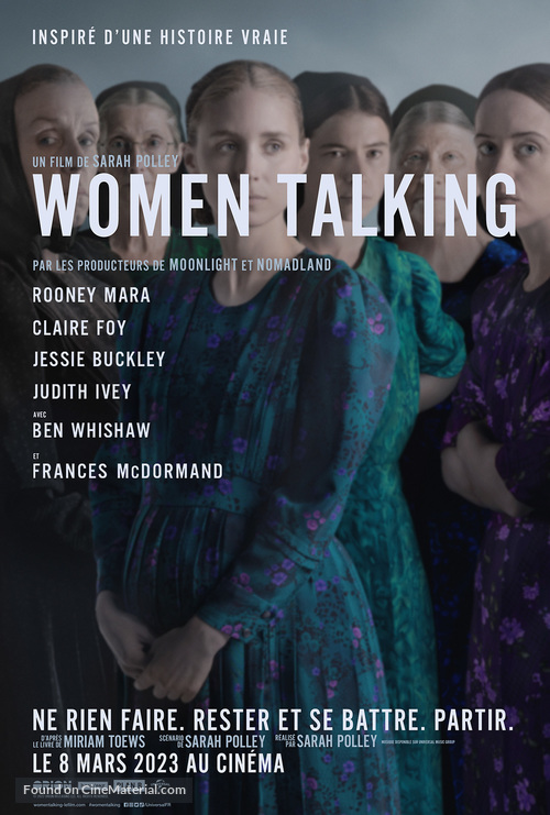 Women Talking - French Movie Poster