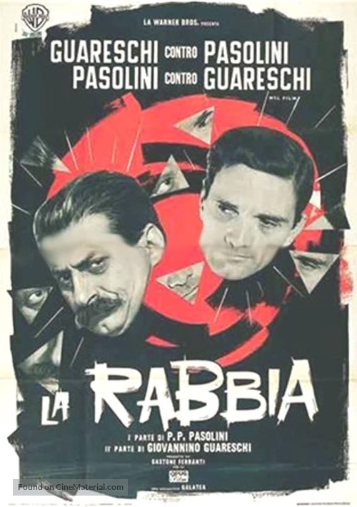 Rabbia, La - Italian Movie Poster