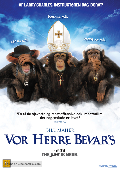 Religulous - Danish Movie Poster