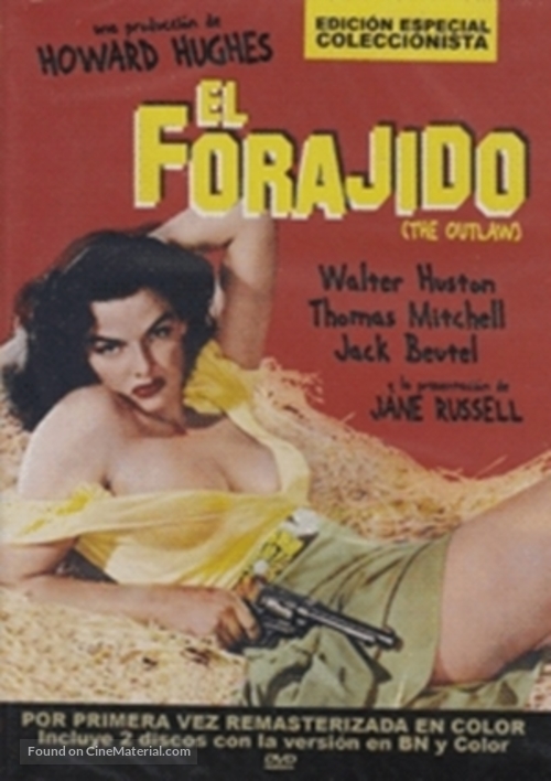 The Outlaw - Spanish DVD movie cover