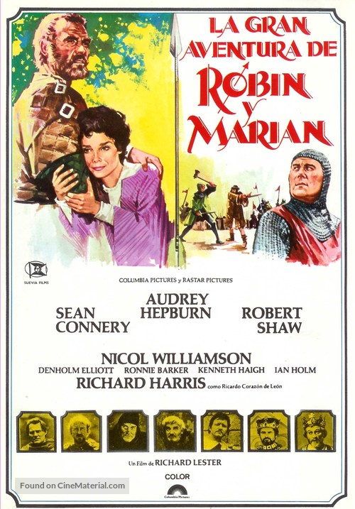Robin and Marian - Spanish Movie Poster