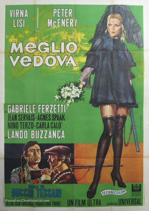 Meglio vedova - Italian Movie Poster