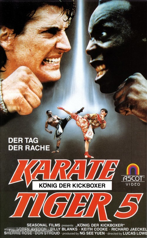 The King of the Kickboxers - German Movie Poster