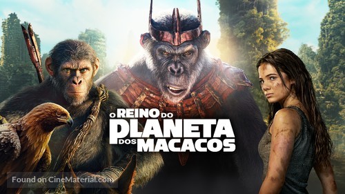 Kingdom of the Planet of the Apes - Portuguese Movie Poster