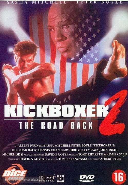 Kickboxer 2: The Road Back - Dutch DVD movie cover