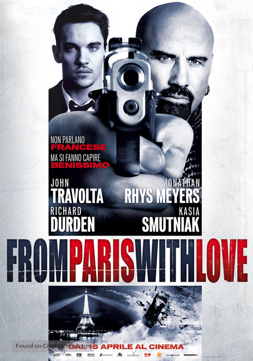 From Paris with Love - Italian Movie Poster