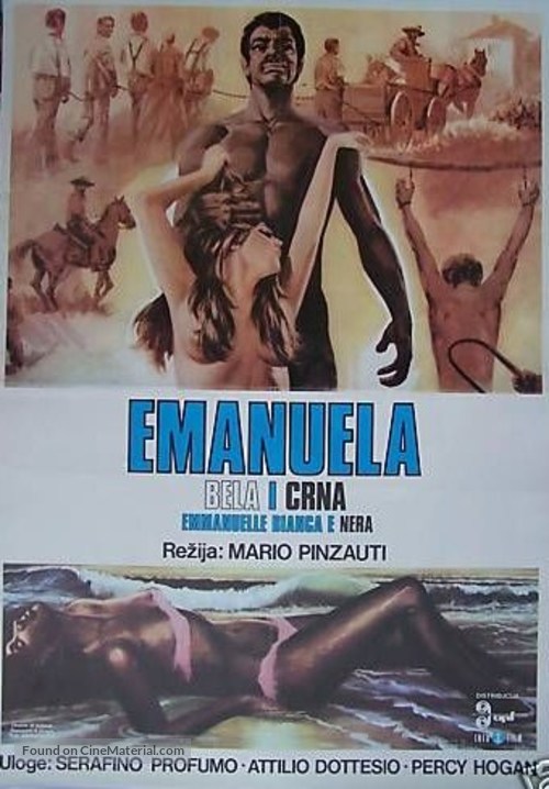 Emmanuelle bianca e nera - Yugoslav Movie Poster