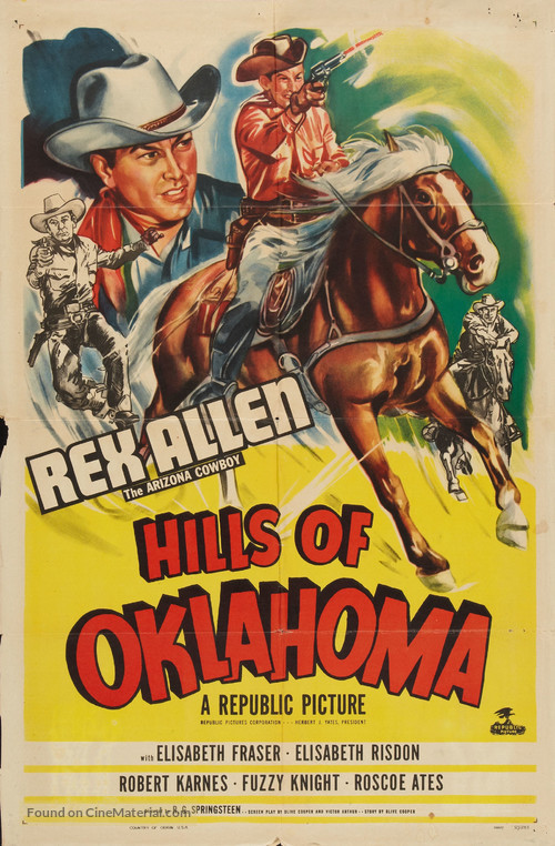 Hills of Oklahoma - Movie Poster
