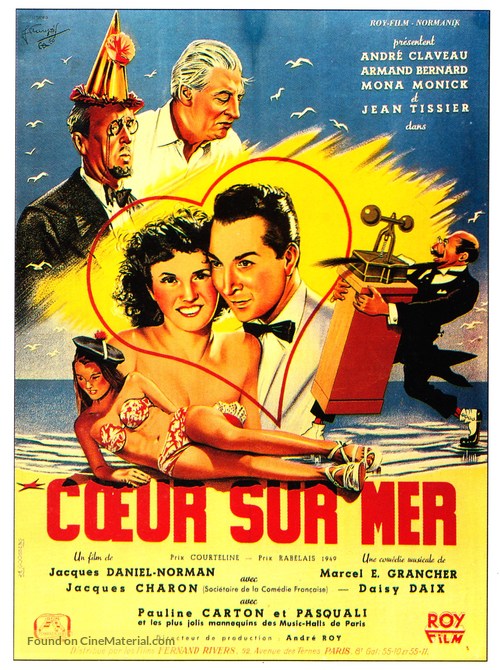 Coeur-sur-Mer - French Movie Poster