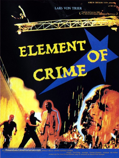 Forbrydelsens element - French Movie Poster