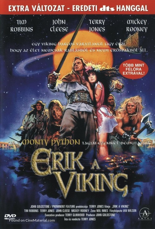 Erik the Viking - Hungarian DVD movie cover