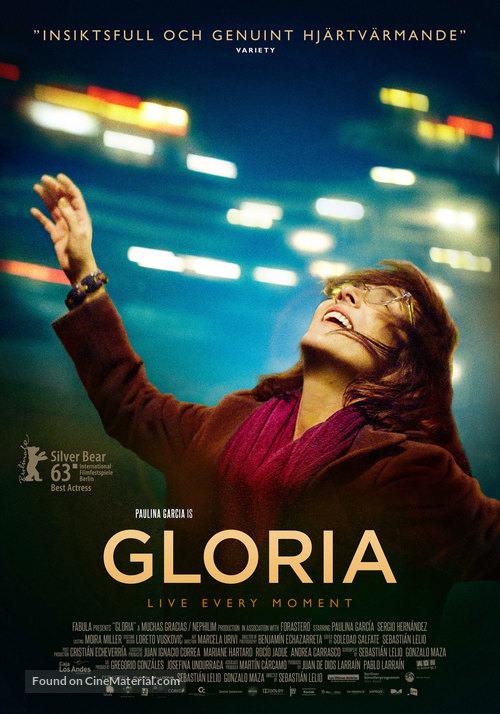 Gloria - Swedish Movie Poster