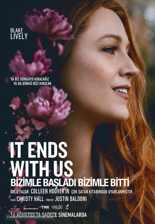 It Ends with Us - Turkish Movie Poster