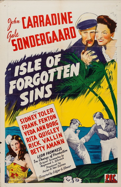 Isle of Forgotten Sins - Movie Poster