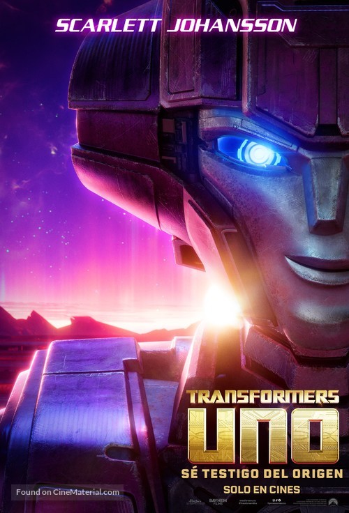 Transformers One - Mexican Movie Poster