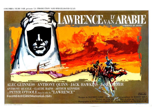Lawrence of Arabia - Belgian Movie Poster