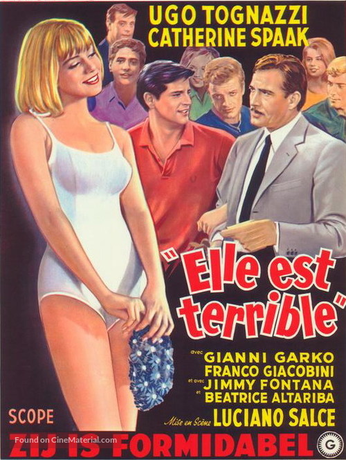 La voglia matta - Belgian Movie Poster