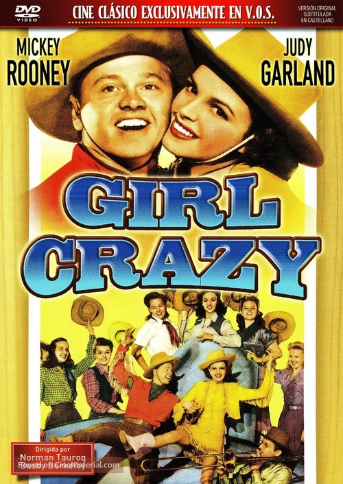 Girl Crazy - Spanish DVD movie cover