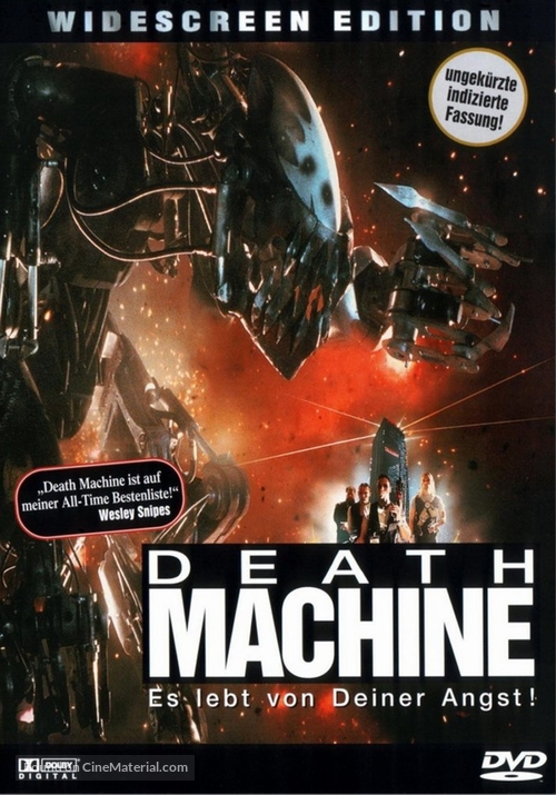 Death Machine - German DVD movie cover