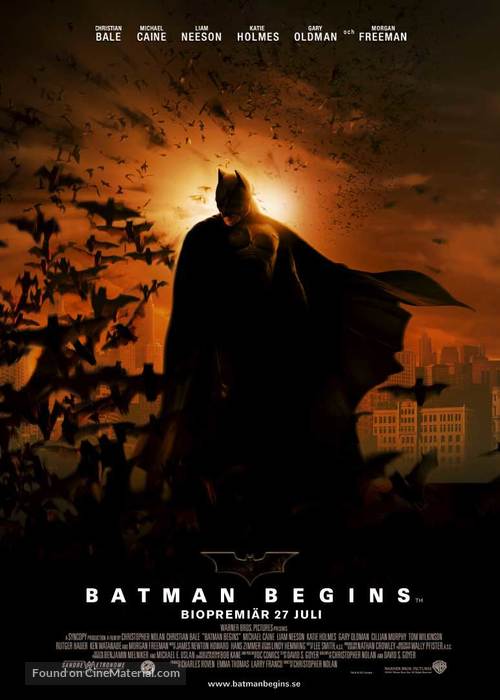 Batman Begins - Swedish Movie Poster