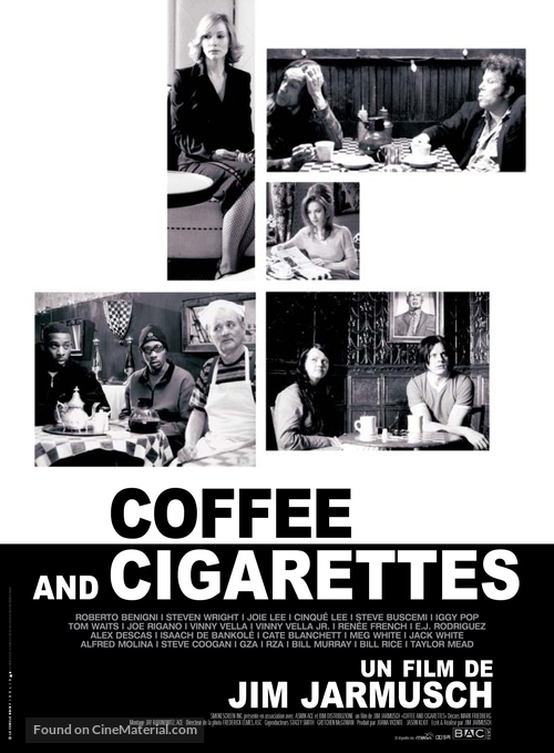 Coffee and Cigarettes - French Movie Poster