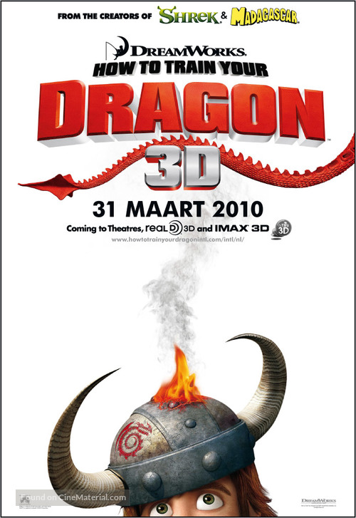 How to Train Your Dragon - Dutch Movie Poster