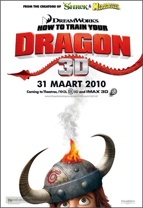 How to Train Your Dragon - Dutch Movie Poster