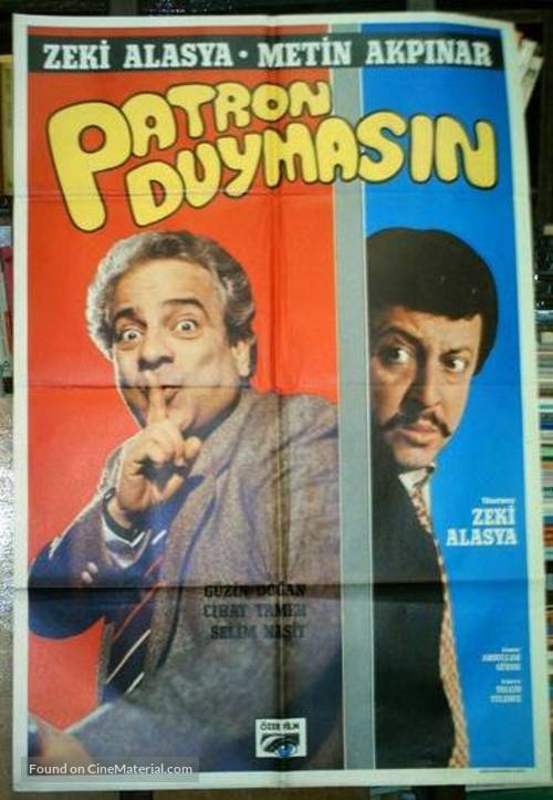 Patron duymasin - Turkish Movie Poster