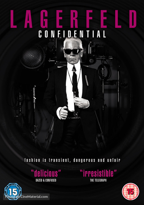 Lagerfeld Confidentiel - British DVD movie cover