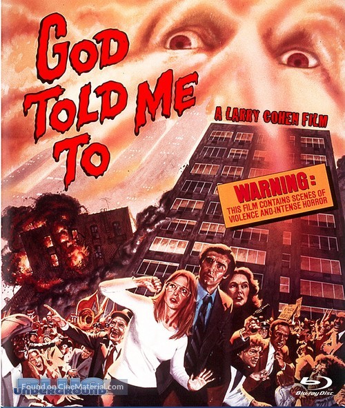 God Told Me To - Blu-Ray movie cover