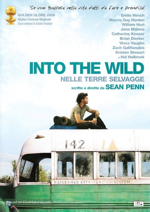 Into the Wild - Italian DVD movie cover