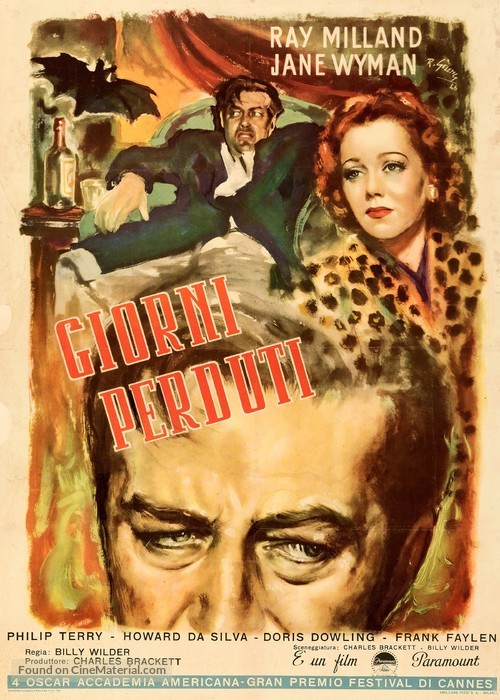The Lost Weekend - Italian Movie Poster