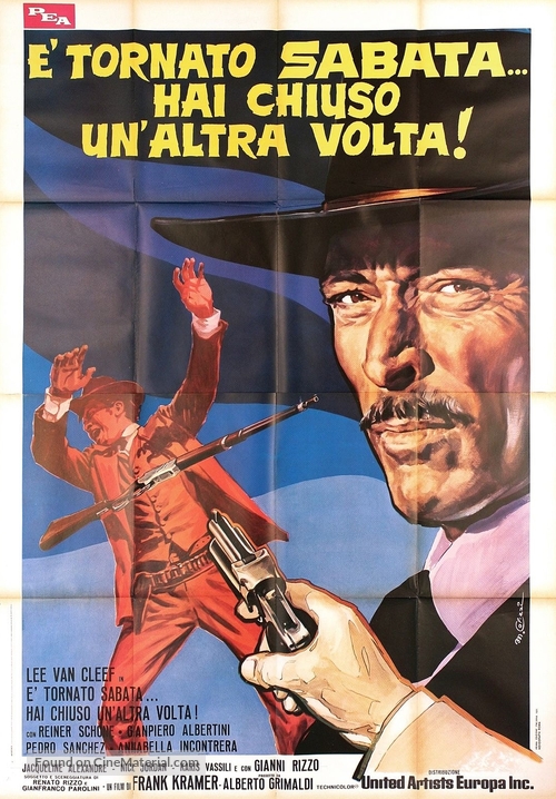 &Egrave; tornato Sabata... hai chiuso un&#039;altra volta - Italian Movie Poster