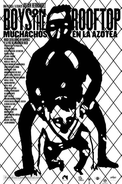 Muchachos en la azotea - Mexican Movie Poster