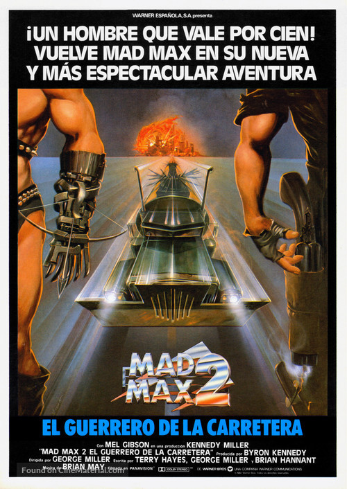 Mad Max 2 - Spanish Movie Poster