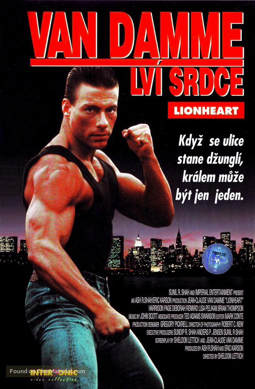 Lionheart - Czech DVD movie cover