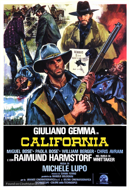 California - Italian Movie Poster