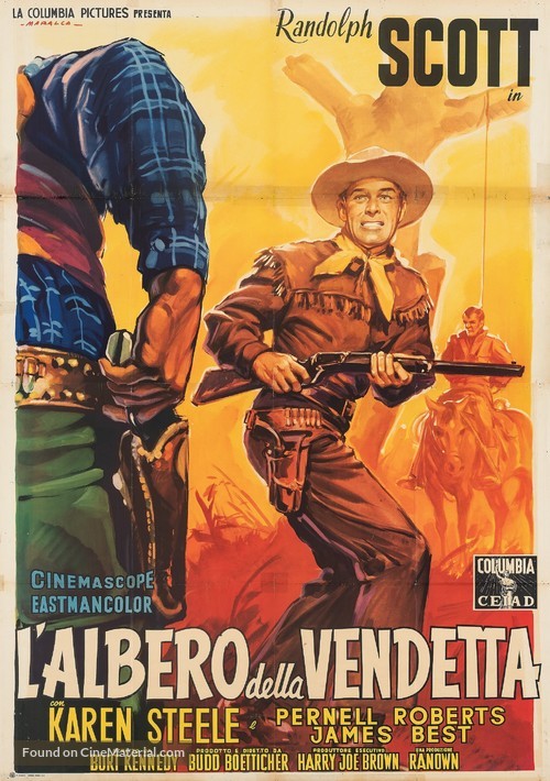 Ride Lonesome - Italian Movie Poster