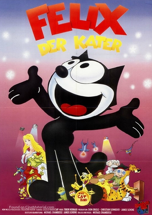 Felix the Cat: The Movie - German Movie Poster