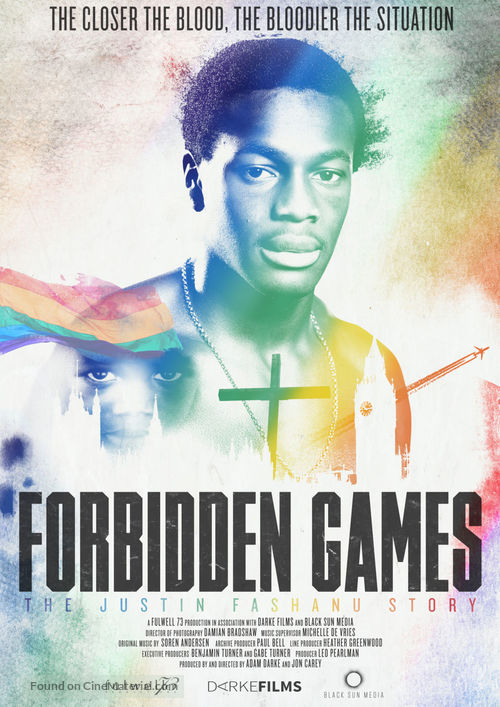 Forbidden Games: The Justin Fashanu Story - British Movie Poster