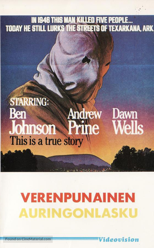 The Town That Dreaded Sundown - Finnish VHS movie cover