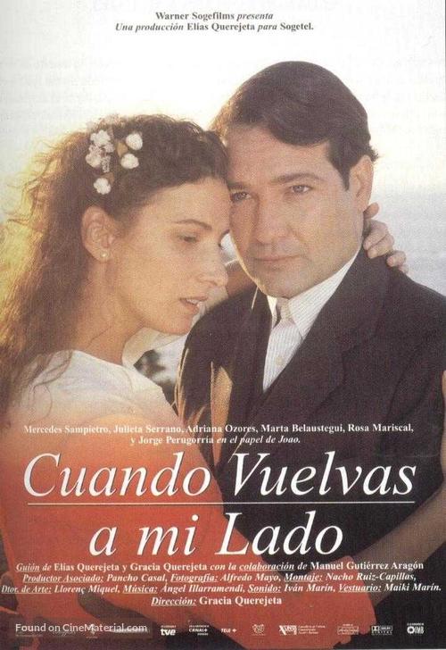 Cuando vuelvas a mi lado - Spanish Movie Poster