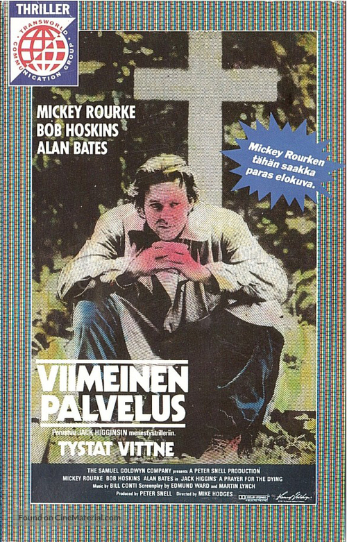 A Prayer for the Dying - Finnish VHS movie cover
