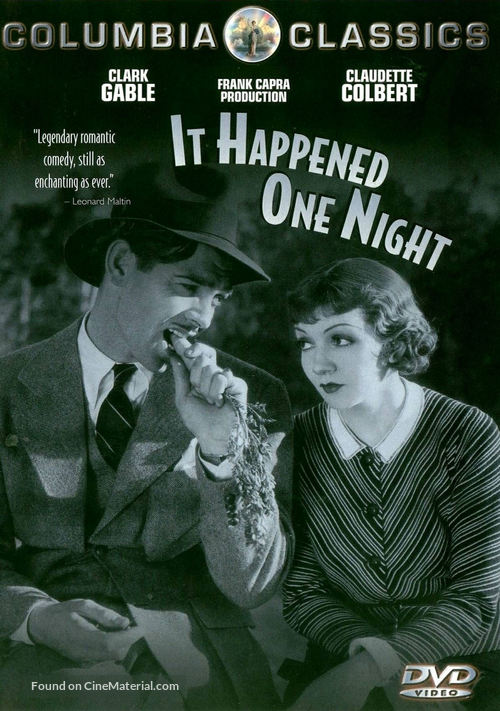 It Happened One Night - DVD movie cover
