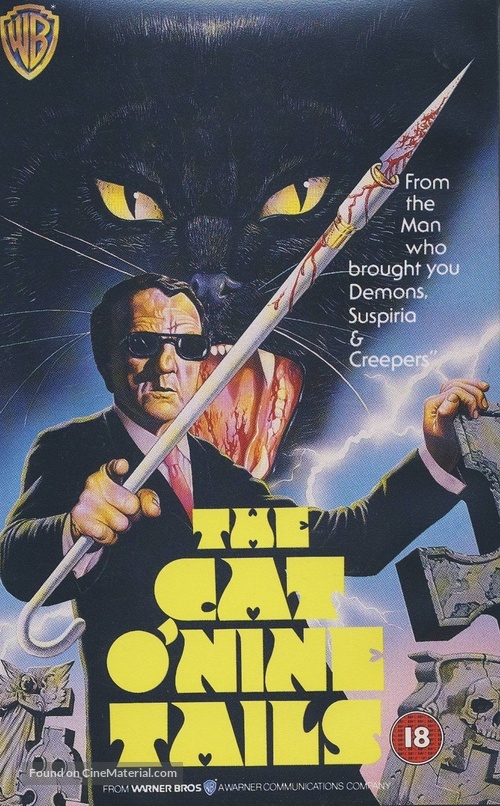 Il gatto a nove code - British VHS movie cover