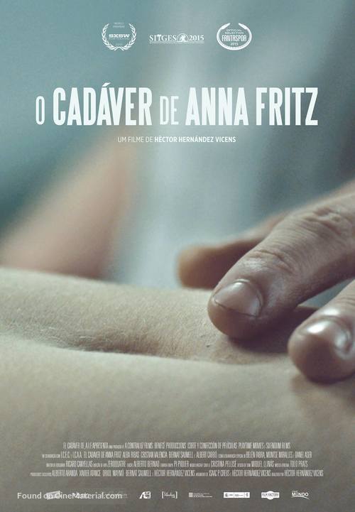 The Corpse of Anna Fritz - Portuguese Movie Poster