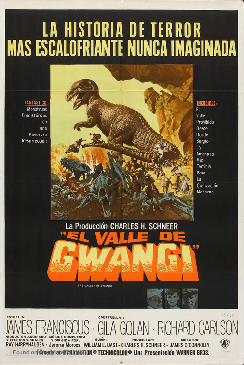 The Valley of Gwangi - Spanish Movie Poster