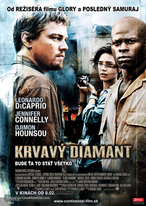 Blood Diamond - Slovak Movie Poster
