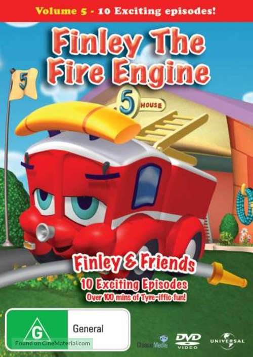 &quot;Finley the Fire Engine&quot; - Australian DVD movie cover